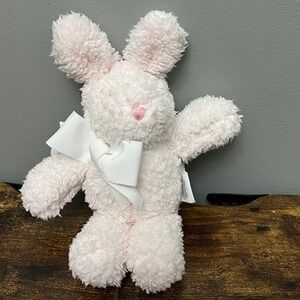 Mud Pie Chenille Chime Bunnies Basket Plush